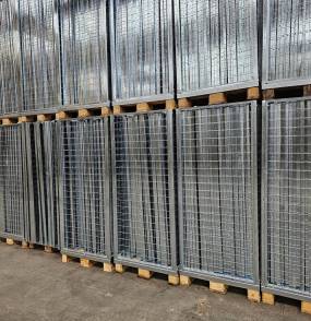 Kosz Siatkowy Nadstawka Paletowa Euro Gitterbox Regał 80x120x220cm.+3Półki.-10szt.
