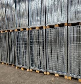 Kosz Siatkowy Nadstawka Paletowa Euro Gitterbox Regał 80x120x170cm+2Półki.-10szt.